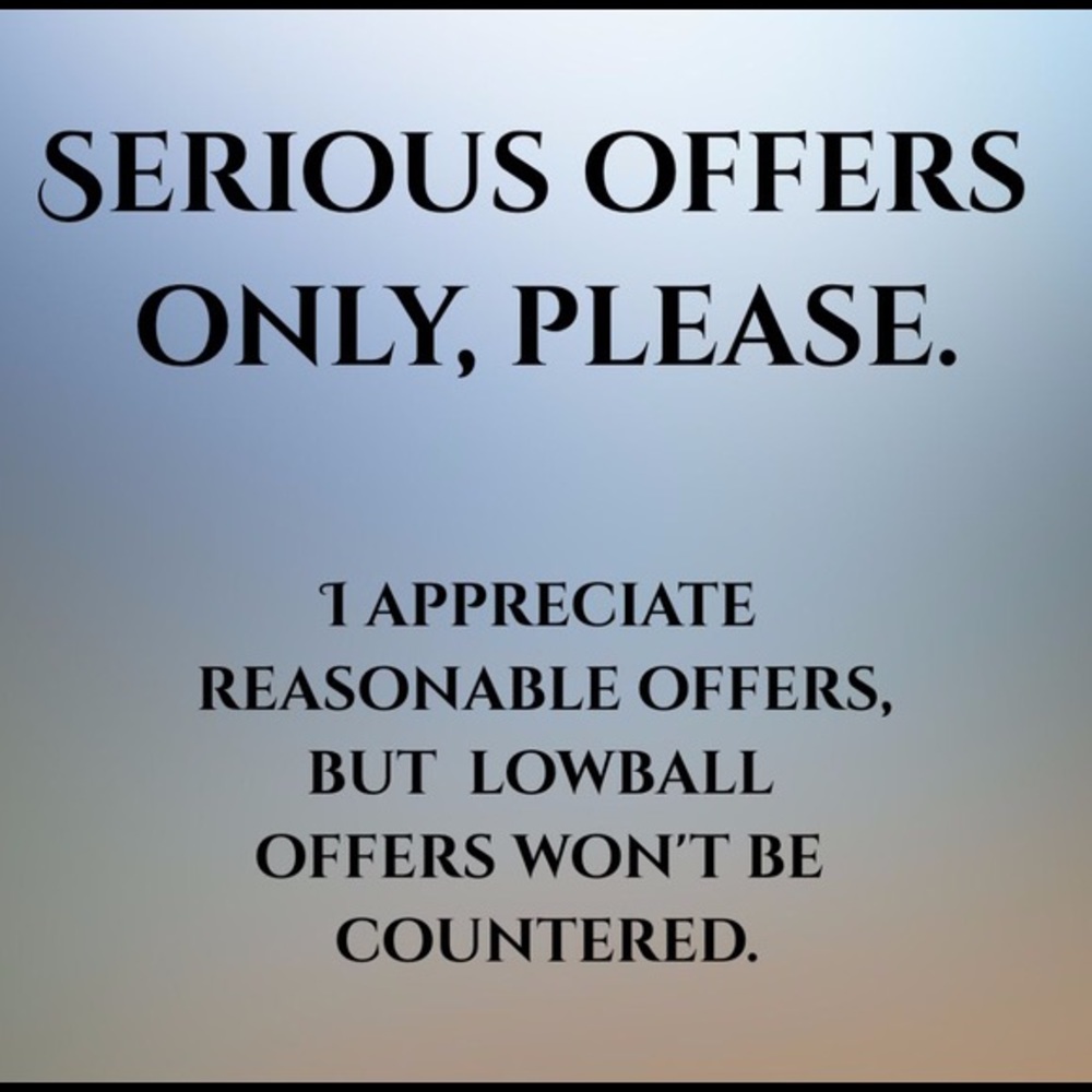 No Lowball Offers Accepted